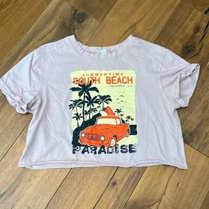 Altar’d State, South Beach crop t-shirt, size S